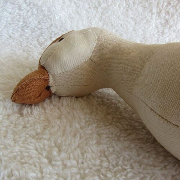 Goose Duck Doorstop Plush Stuffed Animal Vintage Russ Berrie Cottagecore - Picture 9 of 14